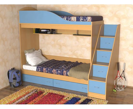 Двухъярусная кровать Дуэт, КОД:SL400, images №2, magsale.ru