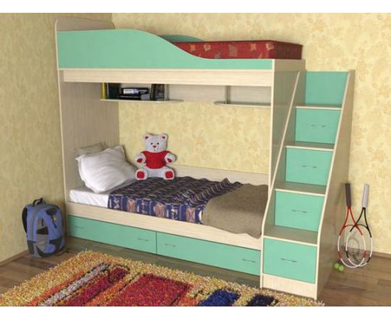 Двухъярусная кровать Дуэт, КОД:SL400, images №5, magsale.ru