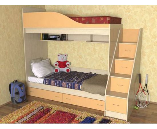 Двухъярусная кровать Дуэт, КОД:SL400, images №6, magsale.ru