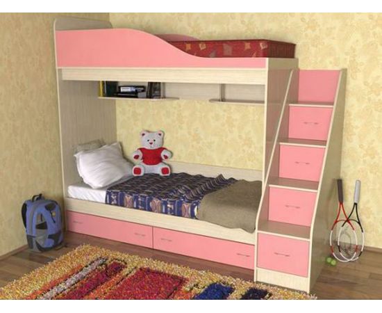 Двухъярусная кровать Дуэт, КОД:SL400, images №7, magsale.ru