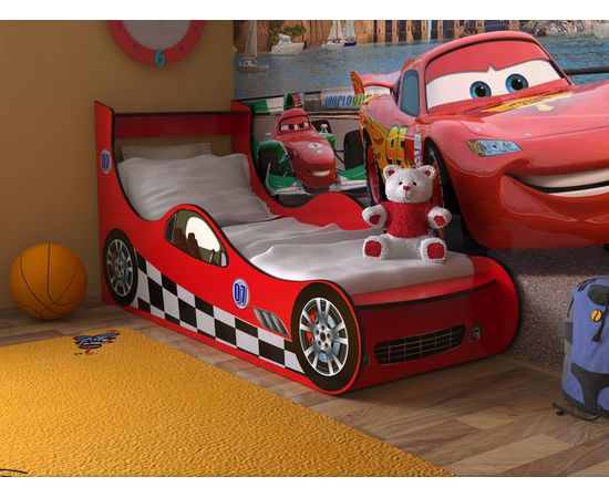 Детская кровать Машинка, КОД:SL114, images №1, magsale.ru