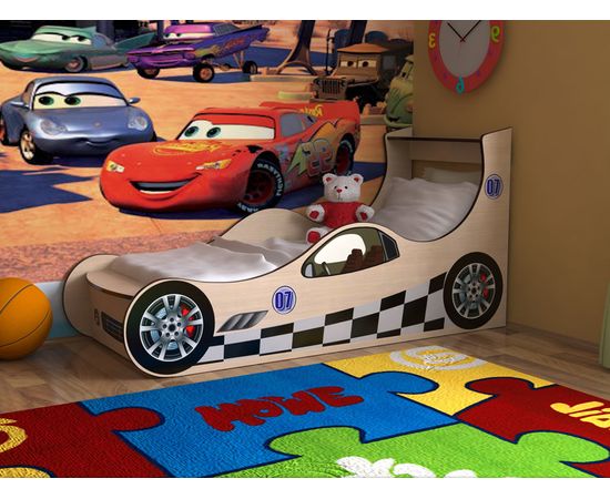 Детская кровать Машинка, КОД:SL114, images №5, magsale.ru