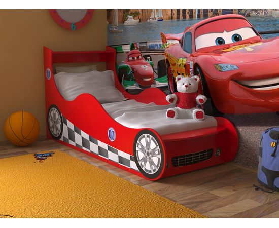Детская кровать Машинка, КОД:SL114, images №3, magsale.ru