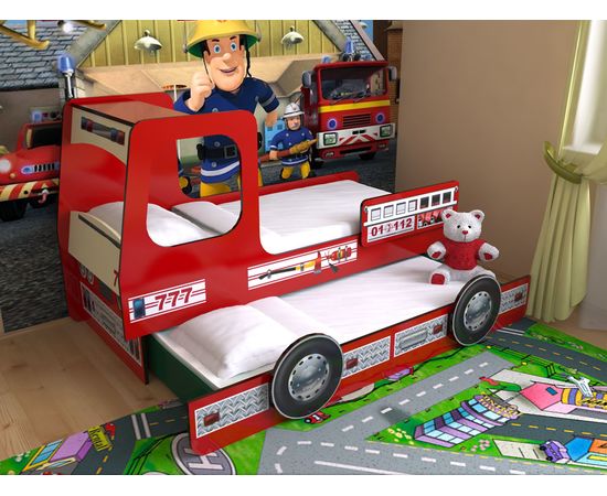 Двухъярусная кровать Пожарная №7, КОД:SL127, images №1, magsale.ru