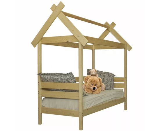 Детская кровать из массива Избушка, КОД:GM3486, images №1, magsale.ru