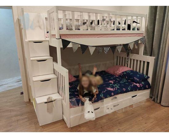 Двухъярусная кровать из сосны Артек Плюс, КОД:VMK171, images №4, magsale.ru Двухъярусная кровать из сосны Артек Плюс, КОД:VMK171, images №4, magsale.ru