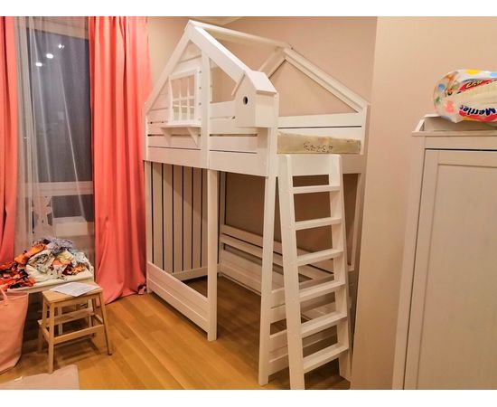 Кровать-чердак из массива сосны Гнездышко, КОД:VTS3166, images №2, magsale.ru Кровать-чердак из массива сосны Гнездышко, КОД:VTS3166, images №2, magsale.ru